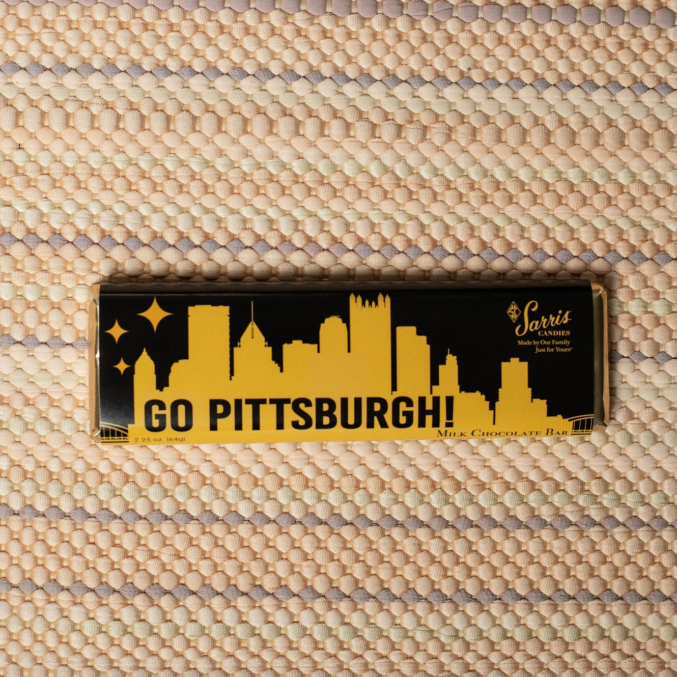 Go Pittsburgh Milk Chocolate Bar