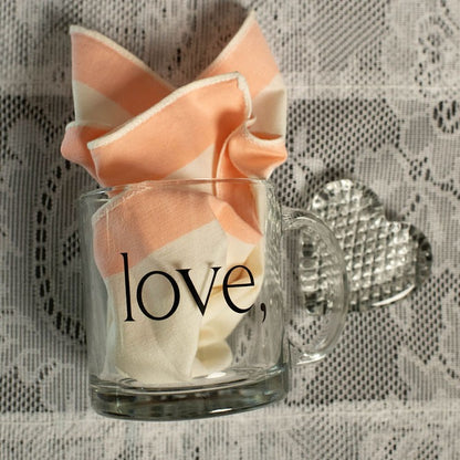 love, Glass Mug