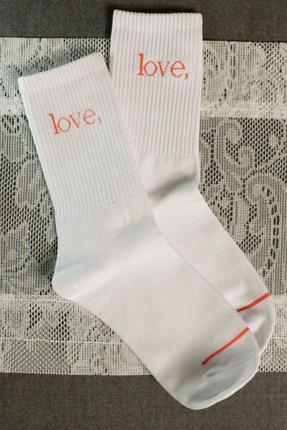 love, Crew Socks