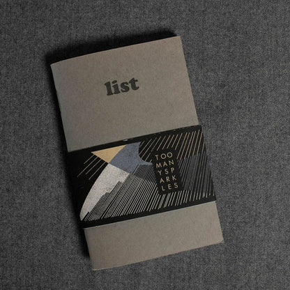 List Grey Small Notebook