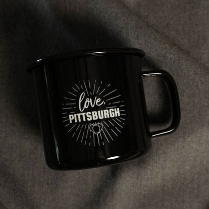 Metal Logo Mug - Black