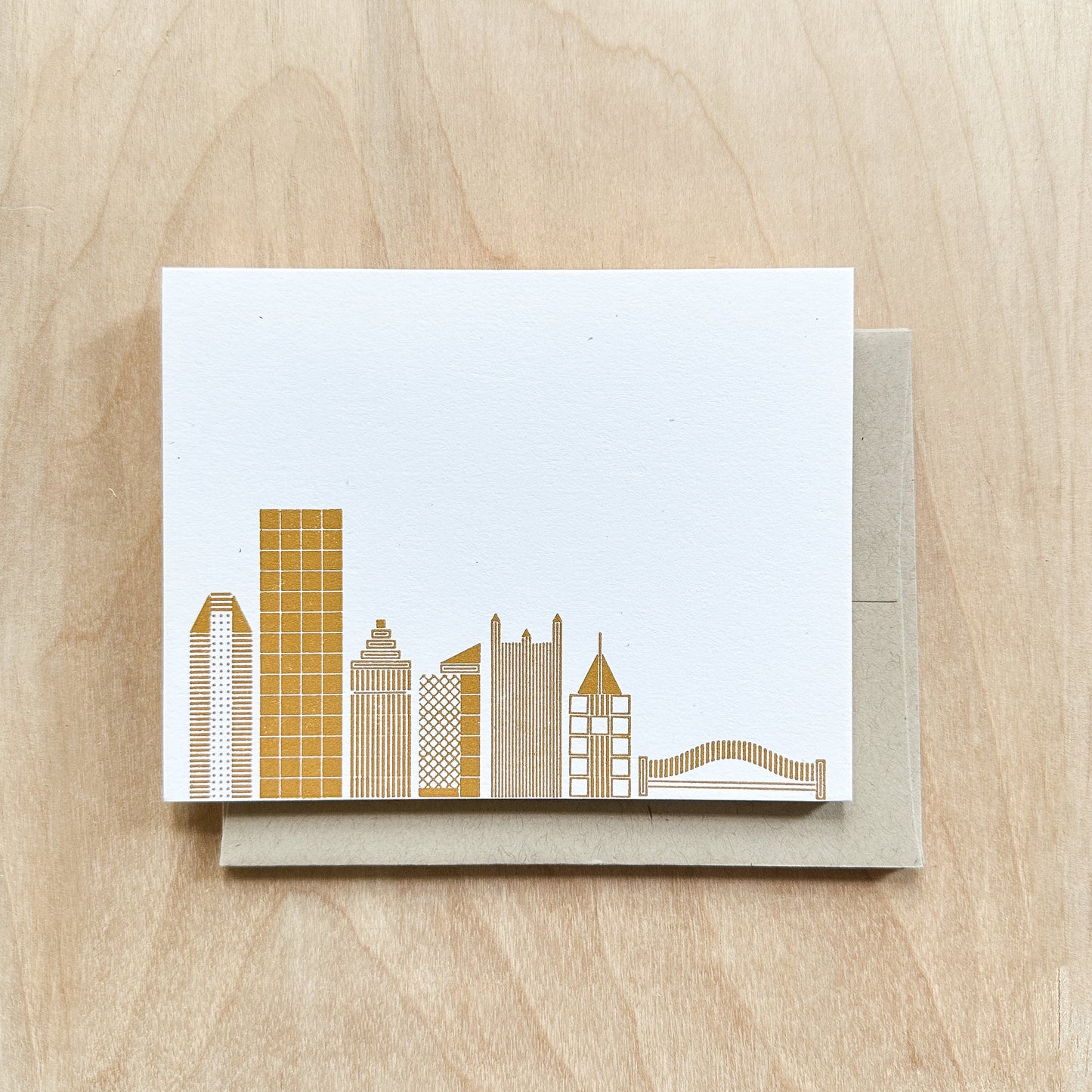 6-pack Pittsburgh Skyline Cards