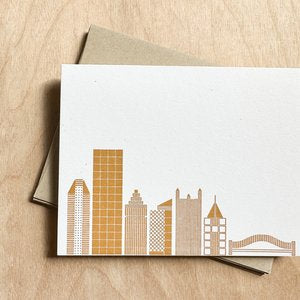 6-pack Pittsburgh Skyline Cards