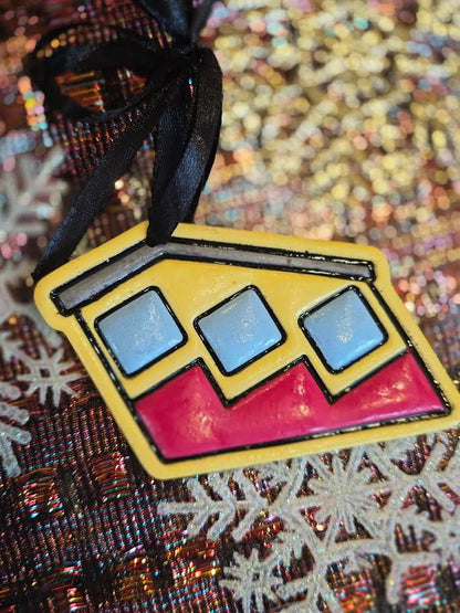 Inclined Clay Ornament