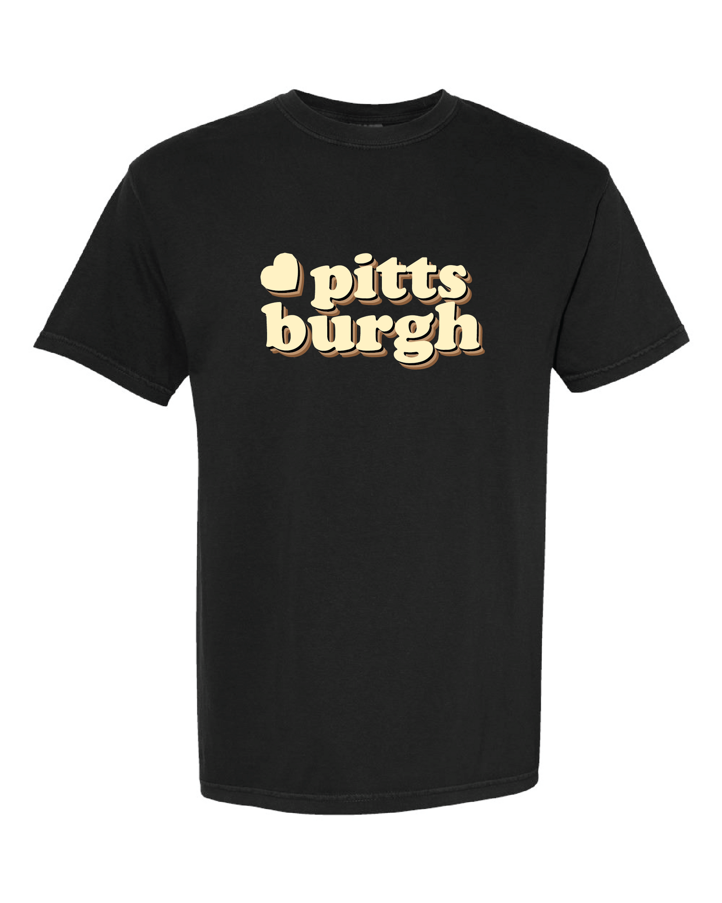 Pittsburgh Retro Tee - Black