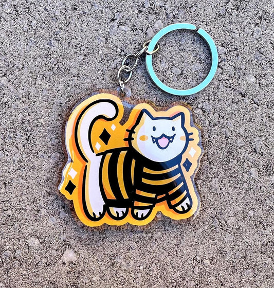 Yinzer Kitty Keychain