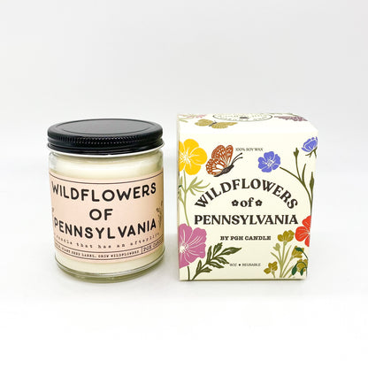 Wildflowers Of Pennsylvania Candle