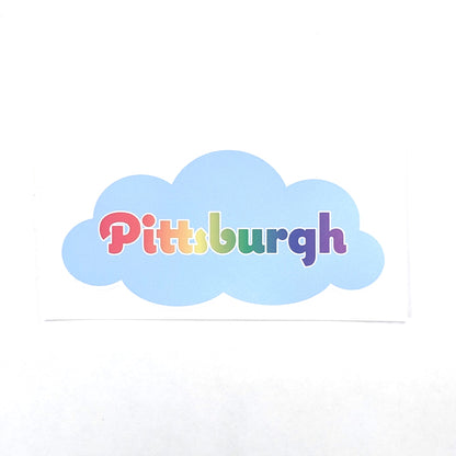 Pittsburgh Cloud Sticker