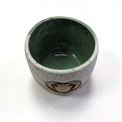 Heart Keystone Ceramic Mini Cup