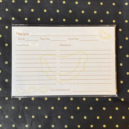 Pierogi Recipe Cards