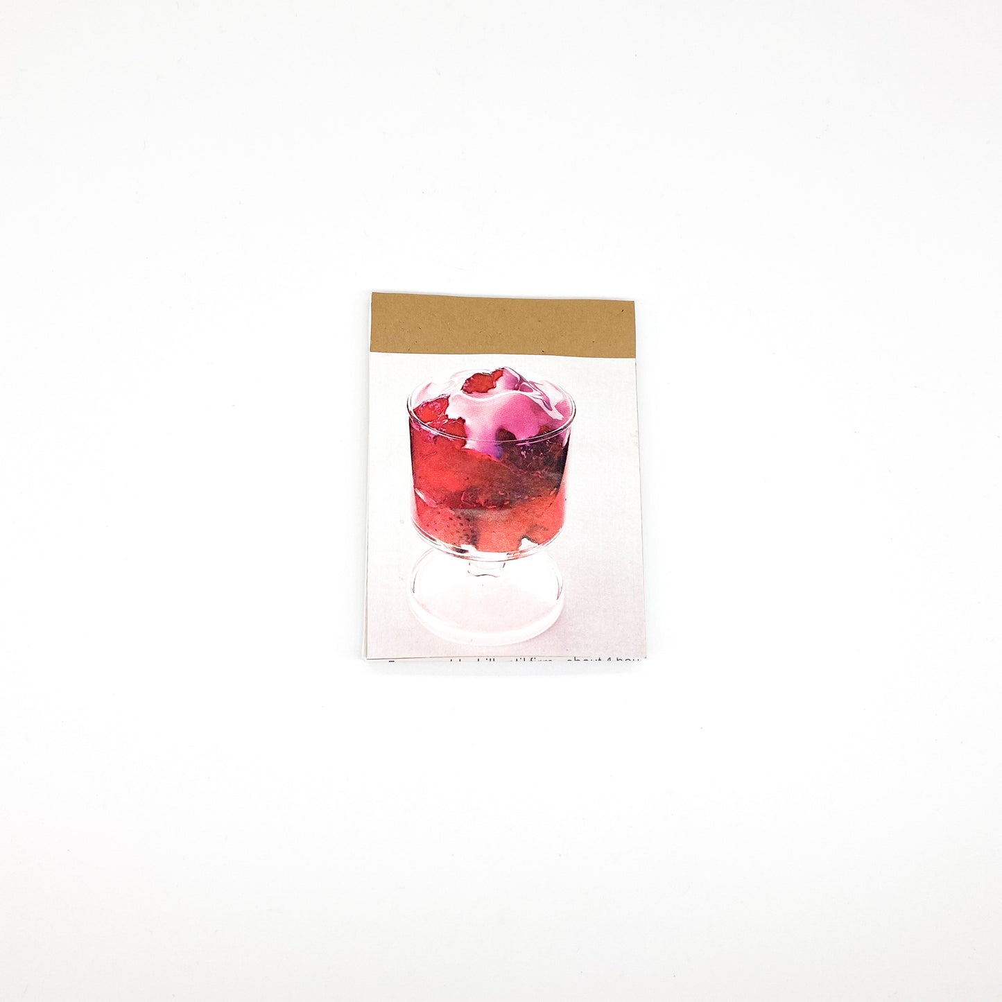 Strawberry Dessert Note Pad