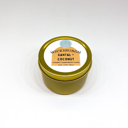 Santal Coconut Travel Candle