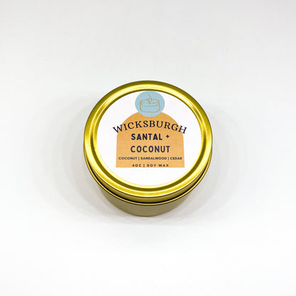 Santal Coconut Travel Candle