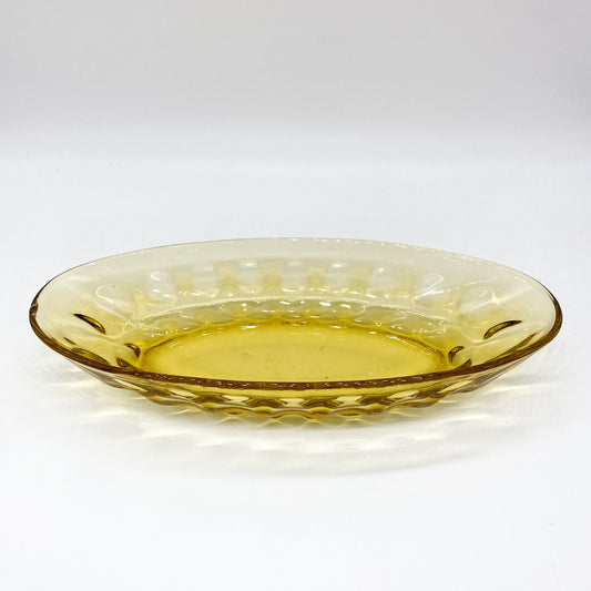 Oval Gold Glass Dish