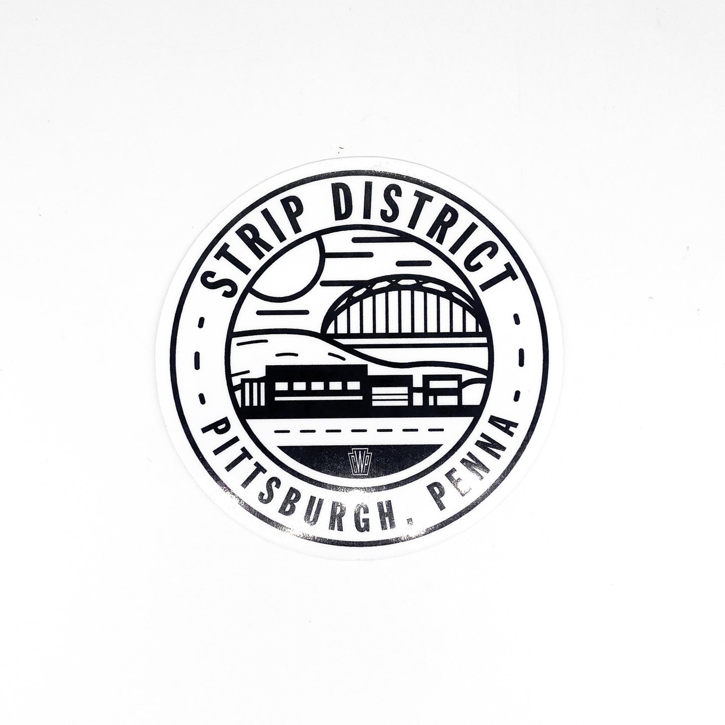 Strip District Medallion Sticker