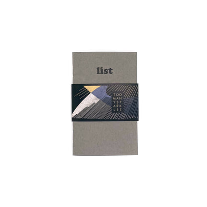 List Grey Small Notebook