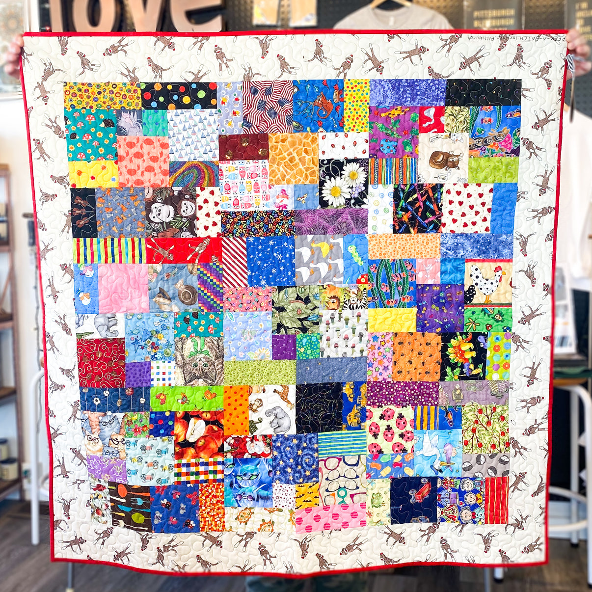 Peek-a-Patch Learning Quilt 1 – love, Pittsburgh