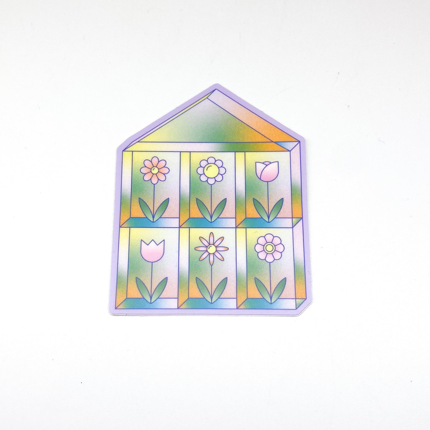 Flower House Sticker
