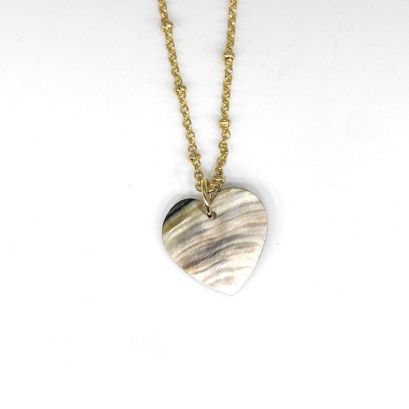 Abalone Heart Necklace