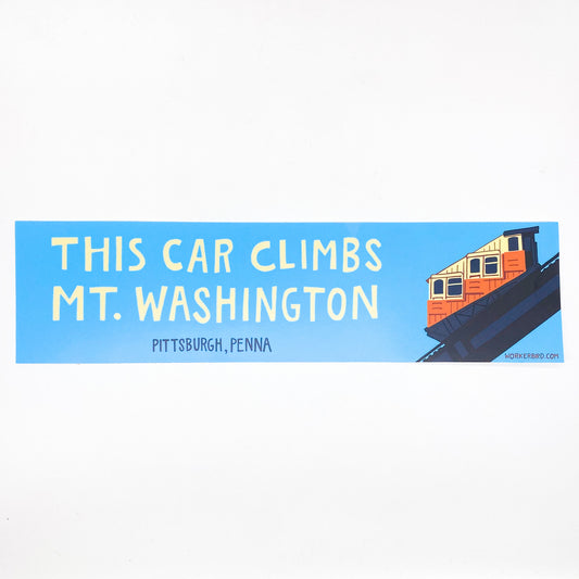 Climbed Mt Washington Bumper Sticker