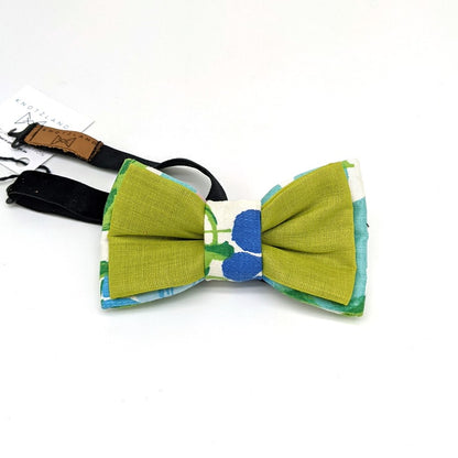 Bow Tie - New Green and Floral 1