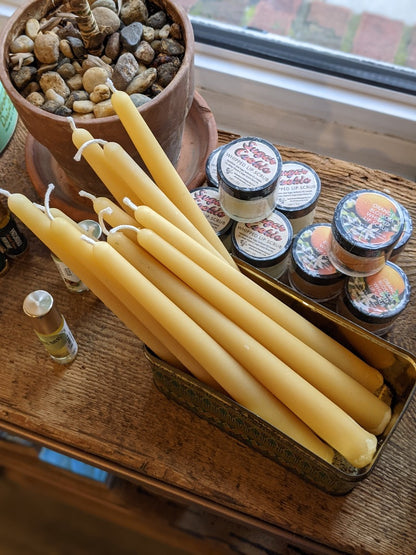 Beeswax Taper Candle