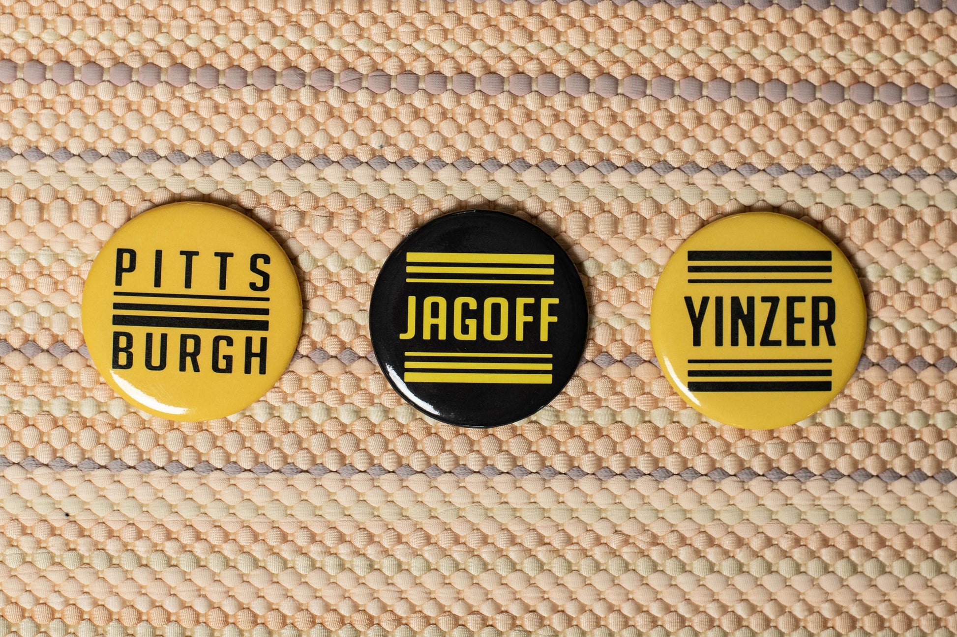 Pittsburgh Fun Pins and Magnets 1 Inch Handmade Buttons Yinzer