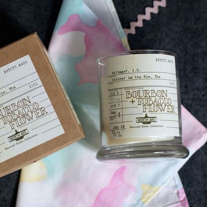 Bourbon + Tobacco Flower: Catcher in the Rye Candle