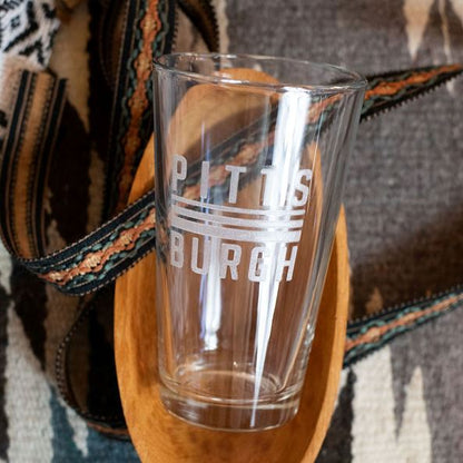 Rivers Stripe Pint Glass