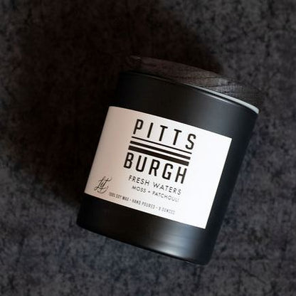 Rivers Stripe Candle