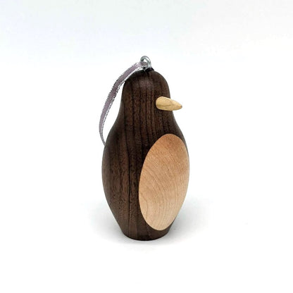 Wood Penguin Ornament