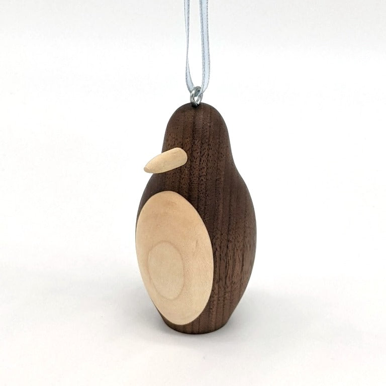 Wood Penguin Ornament