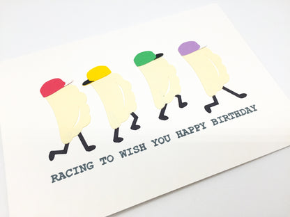 Racing To Wish You Card