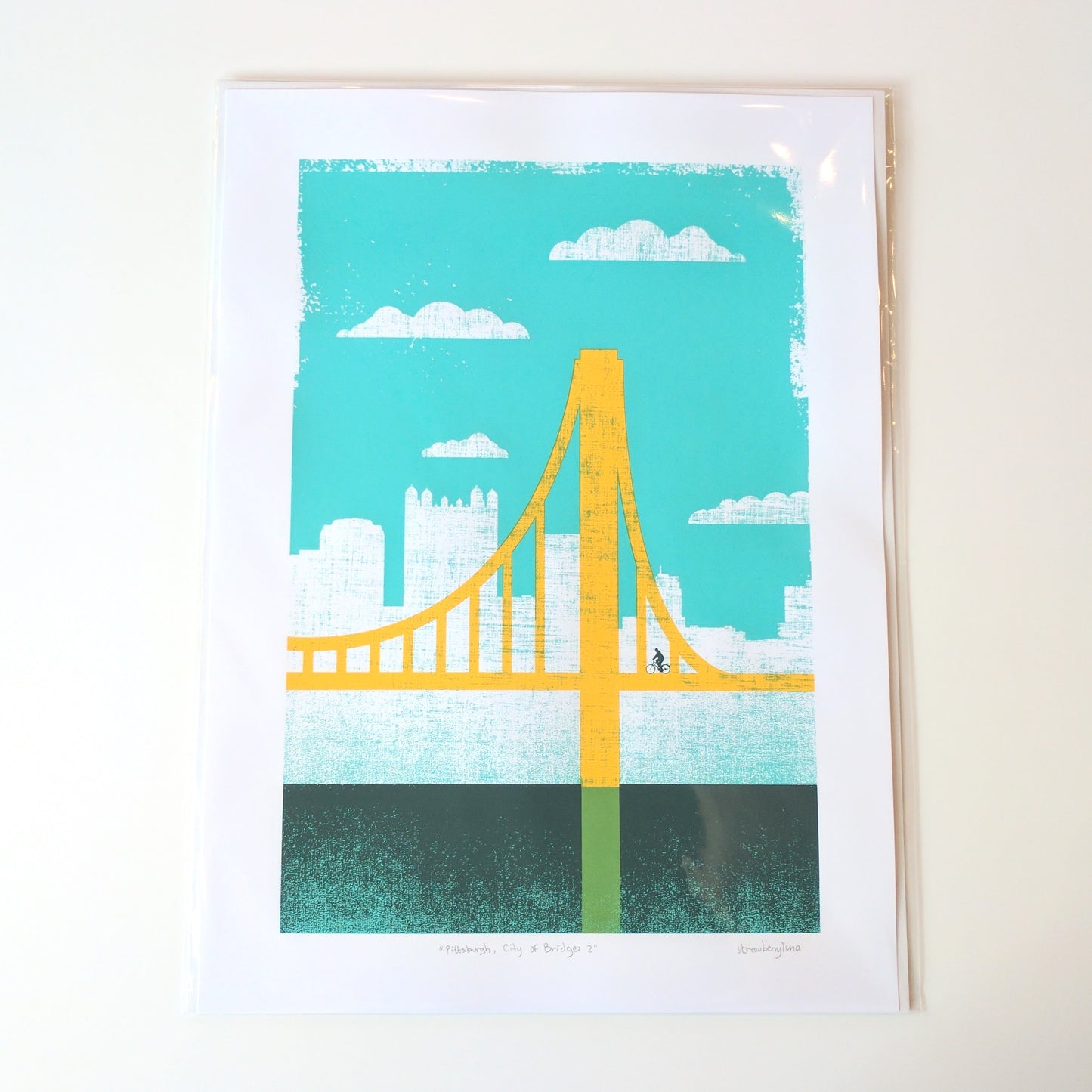 Pittsburgh City of Bridges Print 2